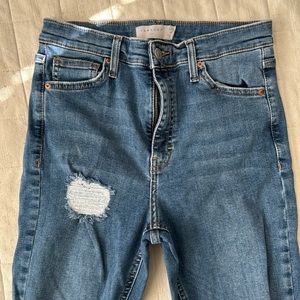 Topshop Ripped Skinny Jeans (W30/L30)